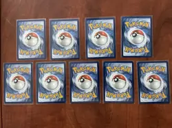 Pokemon TCG - 9 Cards Lot - White Flare + Black Bolt - All Master Ball NM - Image 2