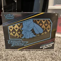 Crown Zenith Pokemon Center Elite Trainer Box Plus Factory Sealed & Acrylic Case - Image 2