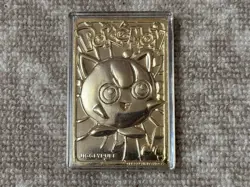 Pokemon Jigglypuff 23K Gold Plated Trading Card with Sealed COA 1999 Burger King - Image 4