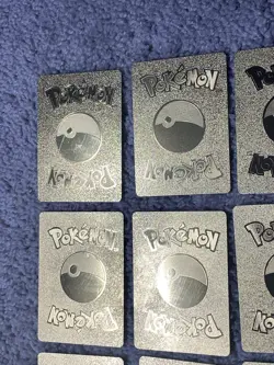 Set of 9 Pokemon Mewtwo,Calyrex,Rillaboom+++ Gold Accents Fan Art Cards MP-LP - Image 3