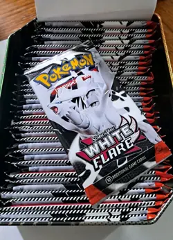 Pokemon White Flare Black Bolt Booster Pack X36 TCG Sealed Booster Box Quantity - Image 1