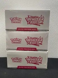 Pokemon TCG: White Flare - Elite Trainer Box Lot of 3 Sealed - Image 5