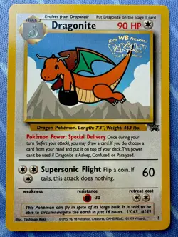 DRAGONITE - Black Star Promo Set #5 Movie Release WB Stamped Vintage Pokemon 99 - Image 1