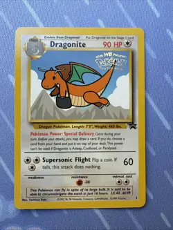 DRAGONITE - Black Star Promo Set #5 Movie Release WB Stamped Vintage Pokemon 99 - Image 2