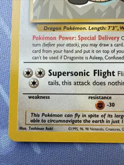 DRAGONITE - Black Star Promo Set #5 Movie Release WB Stamped Vintage Pokemon 99 - Image 5