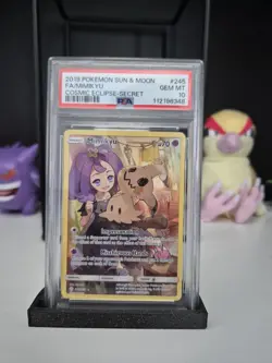 Mimikyu 245/236 Cosmic Eclipse Full Art Secret Rare Pokemon TCG PSA 10 GEM MINT - Image 1