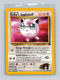 Pokemon TCG Pokemon Erika's Jigglypuff Common Regular 69/132 (E695) - Image 1