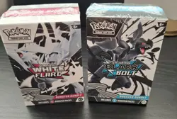 Pokemon Black Bolt and White Flare Booster Bundle Set of 2 Sealed New - Image 1