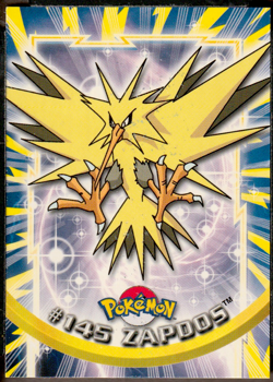 2000 Topps Pokemon TV Animation Edition Series 3 Non Holo Foil #145 Zapdos - Image 1