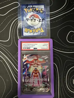 Pokemon TCG Crown Zenith Deoxys Vmax Psa Grading Gem Mint 10 - Image 1