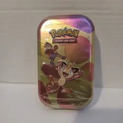 Pokemon Scarlet & Violet - 151 Mini Tin Sealed Authentic - Meowth/Hitmonchan - Image 1