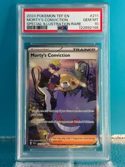 Pokemon - Morty's Conviction 211/162 [Temporal Forces Set] *PSA 10* - Image 1
