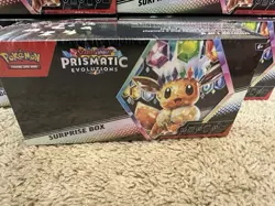 NEW Pokemon TCG Prismatic Evolutions Surprise Box - Lot of 6 - SEALED - IN HAND - Image 2