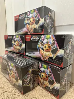NEW Pokemon TCG Prismatic Evolutions Surprise Box - Lot of 6 - SEALED - IN HAND - Image 4