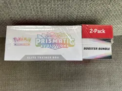 Pokemon TCG Prismatic Evolutions ETB with Booster Bundle Costco 2-Pack Sealed - Image 2