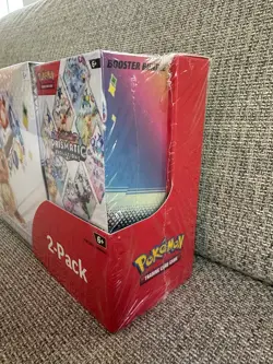 Pokemon TCG Prismatic Evolutions ETB with Booster Bundle Costco 2-Pack Sealed - Image 4