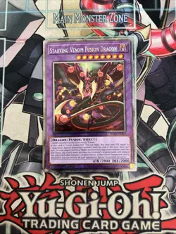Starving Venom Fusion Dragon Platinum Secret Rare RA04-EN272 Yugioh - Image 1