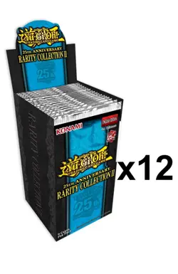 SEALED CASE 12 25th Anniversary Rarity Collection II (2) Booster Box YuGiOh - Image 1