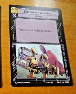STAR WARS UNLIMITED CARD GAME TCG CARTE 237/257 TWI FR MINT - Image 1