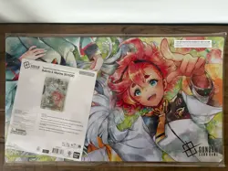 Gundam Card Game Suletta And Miorine Evx02 Playmat And Card Set Bandai Card Fest - Image 1