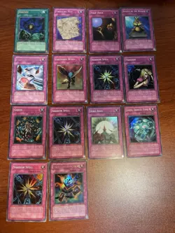 Yugioh Card Holo Lot 14 Cards - Image 1