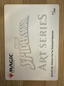 Behold The Sinister Six! (7/54) Art Series NM (Art Card) [MTG] - Image 2