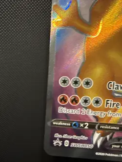 Pokemon TCG Charizard v SWSH050 Black Star Promo Holo Card NM - Image 3