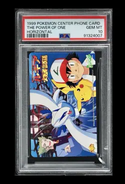 Pokemon Phone Card Revelation Lugia Rebirth The Power of One 1999 Nippon PSA 10 - Image 2