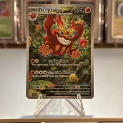 Pokemon TCG Darmanitan Illustration Rare 098/086 Black Bolt Holo Card NM - Image 1