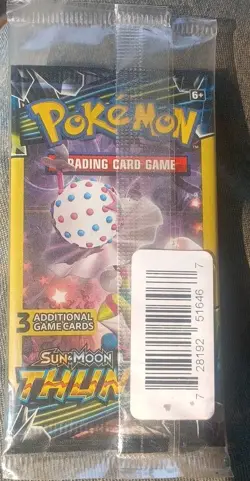 Pokemon Sun & Moon Lost Thunder 3 Card Booster Pack New / Sealed Random Art - Image 2