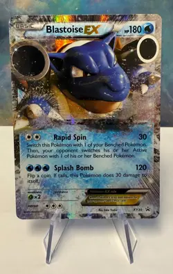 2014 Blastoise EX XY30 Black Star Promo Ultra Rare Holo Pokemon TCG Card - Image 1