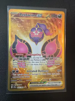 Pokemon TCG Pecharunt EX Full Art Ultra Rare Holo Card 095/064 Shrouded Fable - Image 1