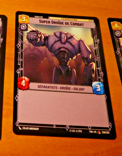 STAR WARS UNLIMITED CARD GAME TCG CARTE 230/257 TWI FR MINT - Image 1