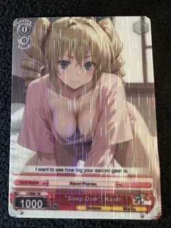 Ravel Full Art Anime One Piece Waifu Trading Card Holofoil GLOW IN DARK ! - Image 1