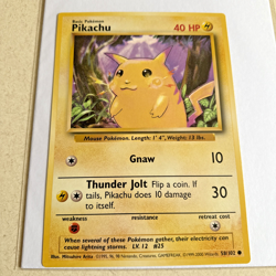 Pokemon Card - Pikachu - 58/102 25th Anniversary - 5-3/4 x 8" Oversized Promo - Image 1