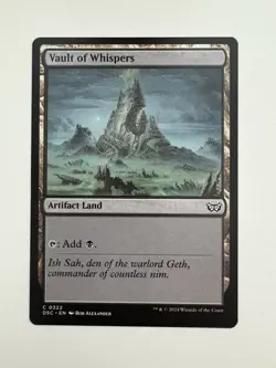 Vault of Whispers MTG Magic the Gathering Card NM Near Mint DSC - Image 1