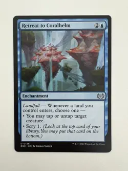 Retreat to Coralhelm MTG Magic the Gathering Card NM Near Mint DSC - Image 1
