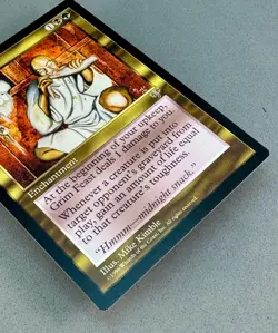 MTG-Grim Feast Mirage Rare-Unplayed NM-Vintage Magic: the Gathering-Reserve List - Image 4