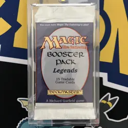 Magic The Gathering MTG Legends Factory Sealed Booster Pack 1994 Unsearched - Image 1
