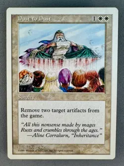 MTG-Dust to Dust Core Set 5th Edition-LP NM- Vintage Magic: the Gathering - Image 1