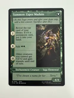 Esper Origins / Summon: Maduin MTG Magic the Gathering Card NM Near Mint FIN - Image 2