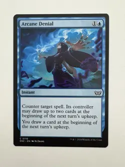 Arcane Denial MTG Magic the Gathering Card NM Near Mint DSC - Image 1