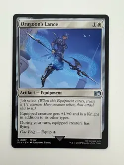 Dragoon’s Lance MTG Magic the Gathering Card NM Near Mint FIN - Image 1