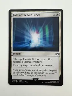 Fate of the Sun-Cryst MTG Magic the Gathering Card NM Near Mint FIN - Image 1