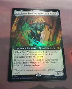 MTG Anti-Venom, Horrifying Healer (Extended Art FOIL) Marvel's Spider-Man NM - Image 1