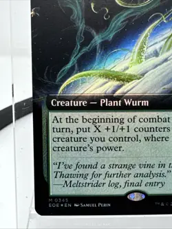 MTG magic EDGE OF ETERNITIES eoe mythic EXTENDED ART FOIL OUROBOROID #345 - Image 3