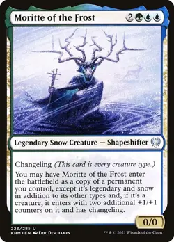 Moritte of the Frost 2x FOIL KHM MTG Kaldheim Uncommon MINT green blue - Image 1