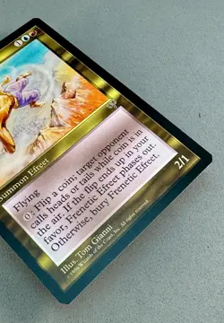 Mtg Mirage Magic: The Gathering Frenetic Efreet-Unplayed NM-Vintage - Image 4