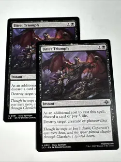 X2 - Bitter Triumph - NM #91 The Lost Caverns of Ixalan Uncommon MTG - Image 1