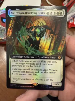 MTG Anti-Venom, Horrifying Healer 0244 Foil (Extended Art) Marvel's Spider-man - Image 1